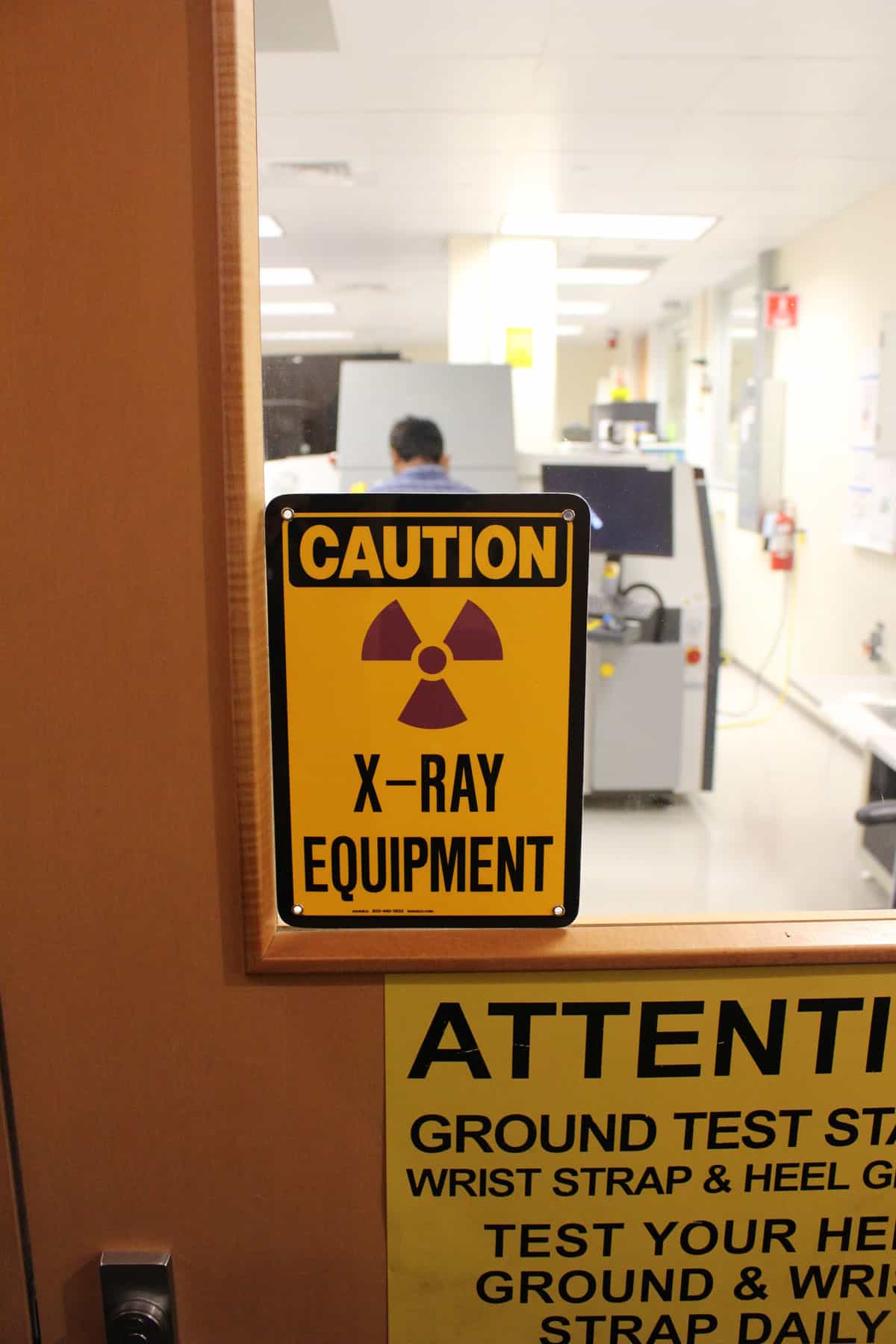 Caution X-Ray Equipment Sign